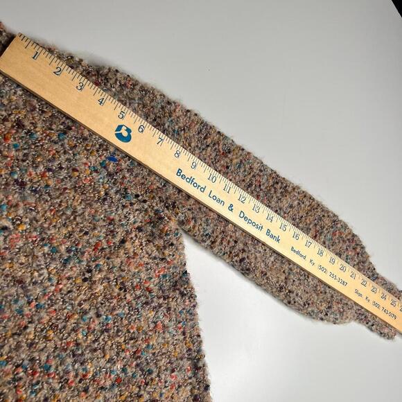 Calvin Klein Women’s Multicolor Bouclé Sweater Size S – Wool Blend, MSRP $79.50 - Picture 2 of 12